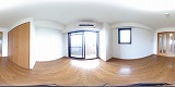 エンゼルプラザ南草津居室の360度パノラマビューのサムネイル
