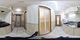アートプラザ124キッチンの360度パノラマビューのサムネイル