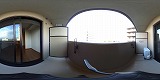 ヴェルジュ南草津バルコニーの360度パノラマビューのサムネイル