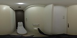 ピュアドミトリーシミズ(2点セパ)トイレの360度パノラマビューのサムネイル
