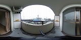 ピュアドミトリーシミズ(2点セパ)バルコニーの360度パノラマビューのサムネイル