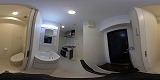 ピュアドミトリーシミズ(3点セパ)洗面台の360度パノラマビューのサムネイル