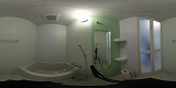 ピュアドミトリーシミズ(3点セパ)風呂の360度パノラマビューのサムネイル