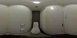 ピュアドミトリーシミズ(3点セパ)トイレの360度パノラマビューのサムネイル