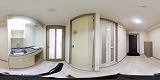 クレスト草津キッチンの360度パノラマビューのサムネイル