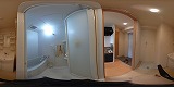 プリエール南草津洗面所の360度パノラマビューのサムネイル