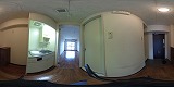 サンクリエートハヤシ壹號館キッチンの360度パノラマビューのサムネイル