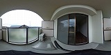 サンクリエートハヤシ壹號館バルコニーの360度パノラマビューのサムネイル