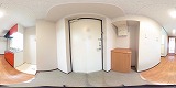 ナジックメイト梨園玄関の360度パノラマビューのサムネイル