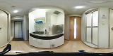 ビアンクールキッチンの360度パノラマビューのサムネイル
