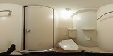 リバティヒルズ2トイレの360度パノラマビューのサムネイル