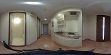 ルームズオージキッチンの360度パノラマビューのサムネイル
