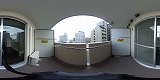萱野ビルバルコニーの360度パノラマビューのサムネイル