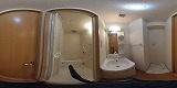 REVE-INOUE(レーヴイノウエ)洗面所の360度パノラマビューのサムネイル