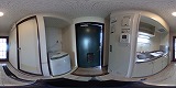 エレガンスコート瀬田玄関の360度パノラマビューのサムネイル