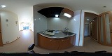 フィールドロ－ド2キッチンの360度パノラマビューのサムネイル