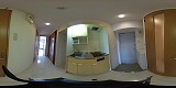 エンゼルプラザ瀬田駅前キッチンの360度パノラマビューのサムネイル