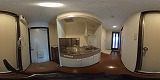 アバンギャルドキッチンの360度パノラマビューのサムネイル