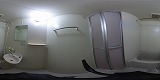 翔耀一号館風呂の360度パノラマビューのサムネイル