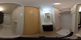 Azresidence草津本陣洗面所の360度パノラマビューのサムネイル