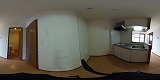 ベルメゾンF2キッチンの360度パノラマビューのサムネイル