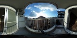 スチューデント福井ベランダの360度パノラマビューのサムネイル
