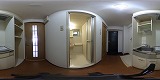 ワイズレジデンス南草津キッチンの360度パノラマビューのサムネイル