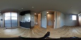 アミティエ南草津居室の360度パノラマビューのサムネイル