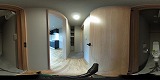 アミティエ南草津玄関の360度パノラマビューのサムネイル