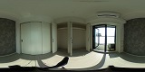 クレアドーレ南草津寝室の360度パノラマビューのサムネイル