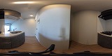 クレアドーレ南草津キッチンの360度パノラマビューのサムネイル