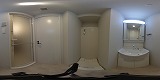 クレアドーレ南草津洗面所の360度パノラマビューのサムネイル
