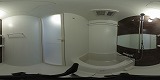 クレアドーレ南草津お風呂の360度パノラマビューのサムネイル