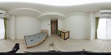 エスリードカレッジゲート南草津リビングの360度パノラマビューのサムネイル