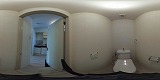 ノースビレッジ草津トイレの360度パノラマビューのサムネイル