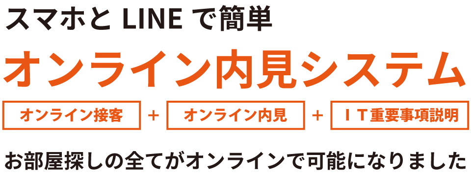 オンライン内見システム