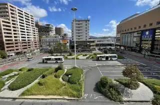 南草津駅前の写真