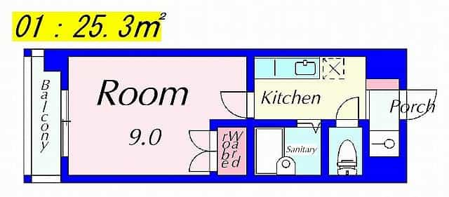 ラルース2の間取り図のサムネイル