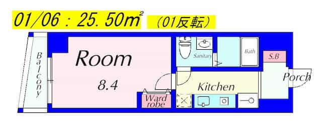 ソレイユ豊の間取り図のサムネイル