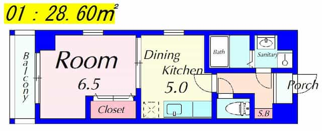 ＡＬＴＡ南草津ビューの間取り図のサムネイル