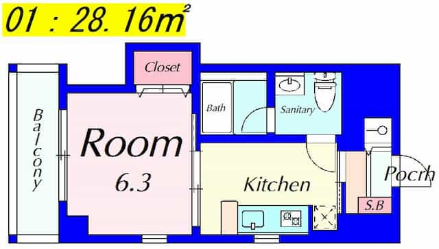 ヴォールレーベンの間取り図のサムネイル