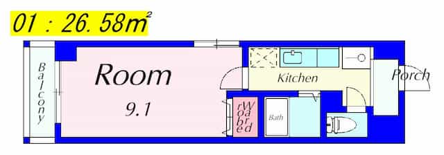 アートプラザ光の間取り図のサムネイル