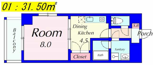 グランデ・ラーゴHOEI２の間取り図のサムネイル