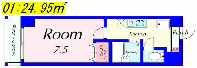 エスポワールの間取り図のサムネイル