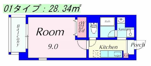 イストアールの間取り図のサムネイル