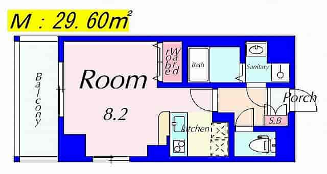 ＫＤＸレジデンス南草津の間取り図のサムネイル