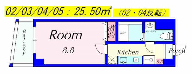 ソレイユ豊の間取り図のサムネイル