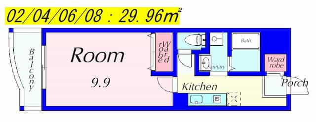 ブライト45の間取り図のサムネイル