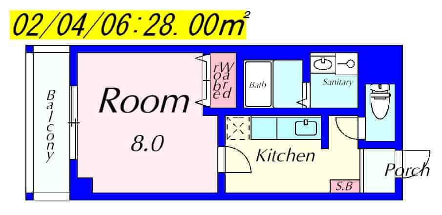 ティアモールの間取り図のサムネイル
