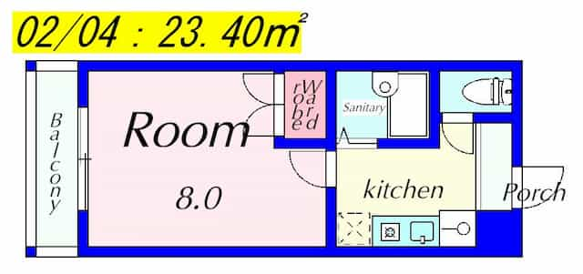 エスポワールＮＡＫＡＪＩＭＡの間取り図のサムネイル